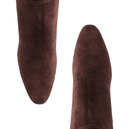Bota Ferrero elegante café para mujer