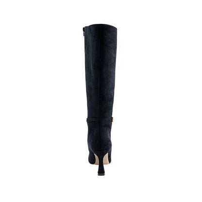 Botas Altas para Mujer de Tacón Gamuza 364903