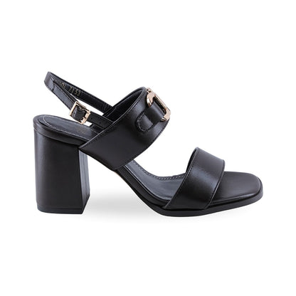 Sandalia Moka Tacón Ancho para Mujer Elegante 108001