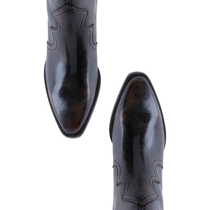 Bota western de mujer Gillio 932012 con tacón
