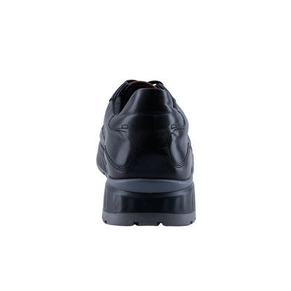 Tenis de piel Gino Cherruti 3705 color negro