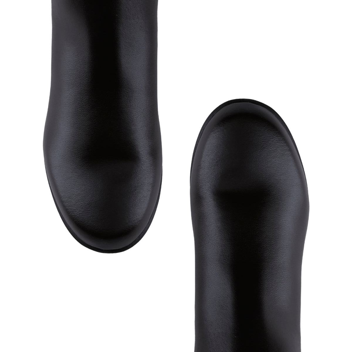 Bota casual de piel café para oficina con cuña de altura suave