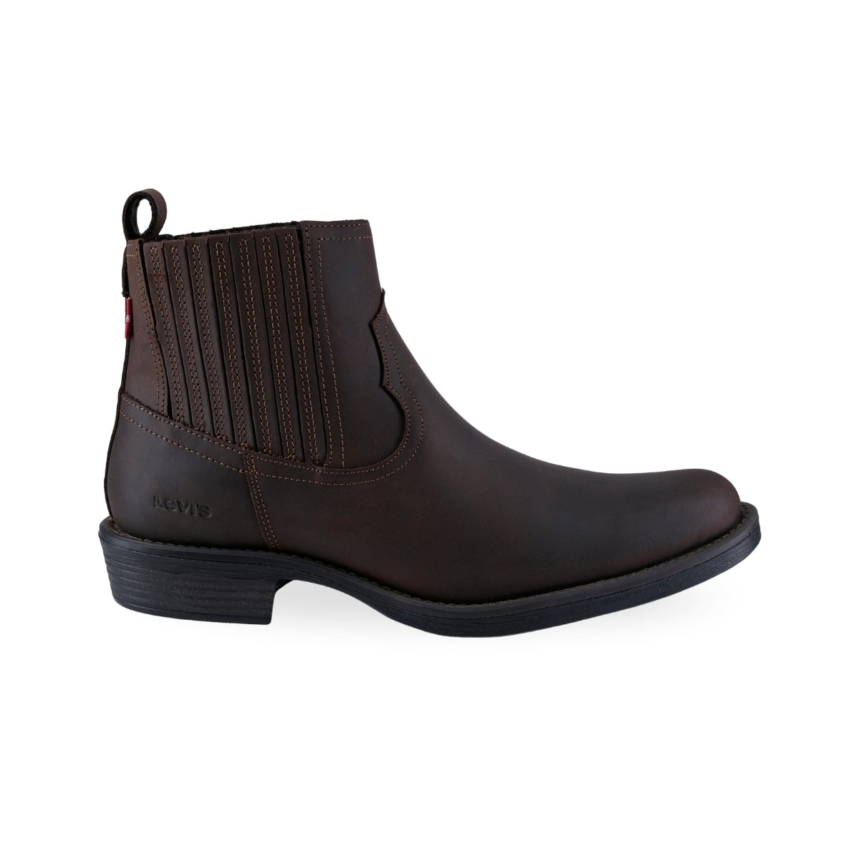 Botín Chelsea Levi's para hombre color chocolate
