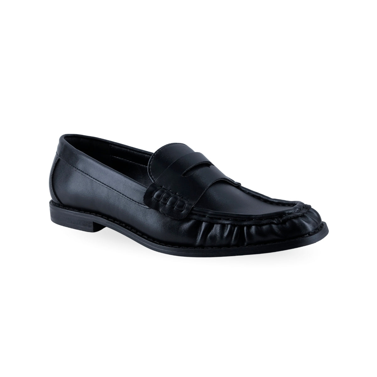 Mocasín negro para mujer Perugia 101012