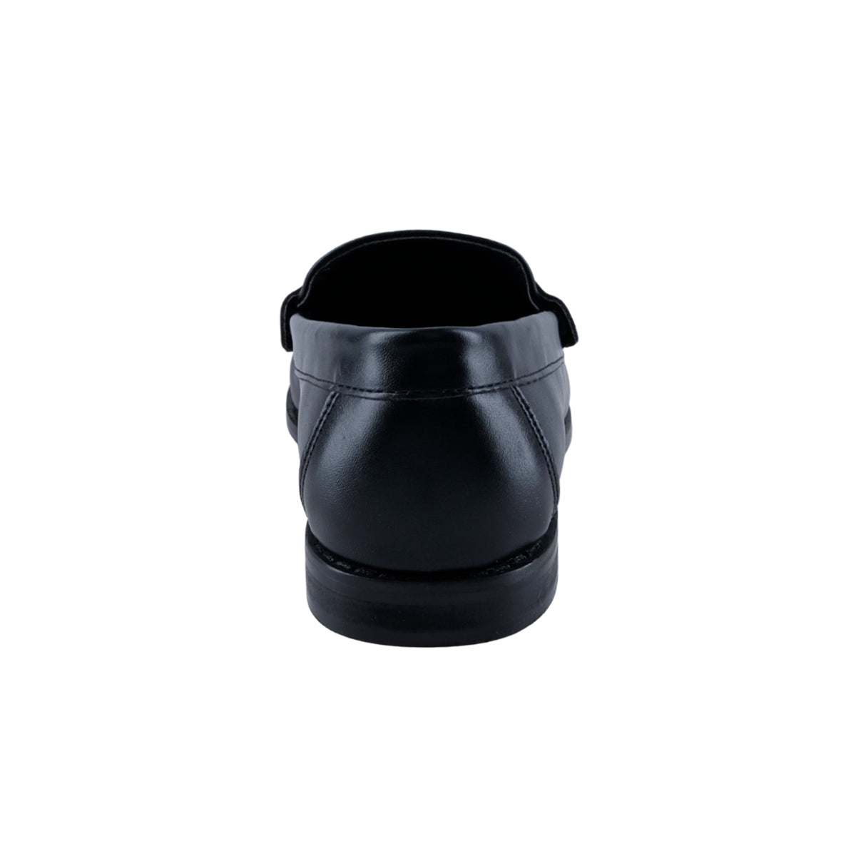 Mocasín negro estilo penny loafer