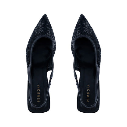 Zapatilla negra PGA para fiestas y eventos