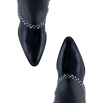 Botines para Mujer con estoperoles Punta fina 131002