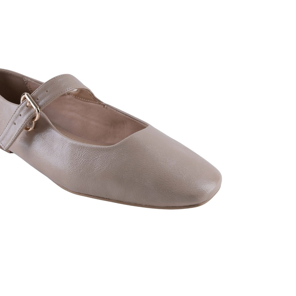 Flats STS modelo 048236 en tono beige con correa al empeine