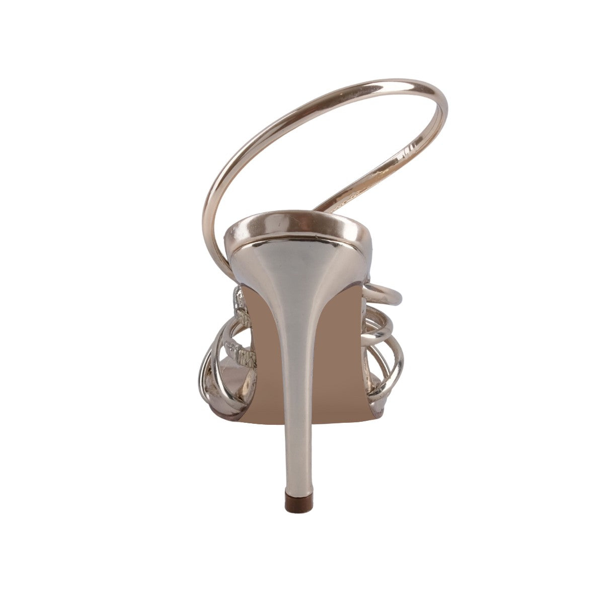 Sandalia STS 21421 oro espejo con tiras