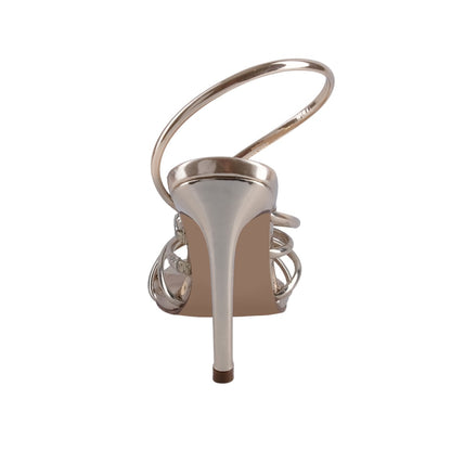 Sandalia STS 21421 oro espejo con tiras