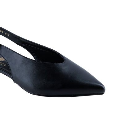 Zapatilla elegante negra STS para oficina y eventos