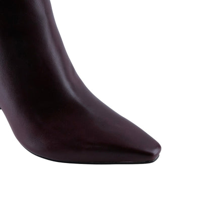 Botines Negro Tacón Bloque Mujer 91483