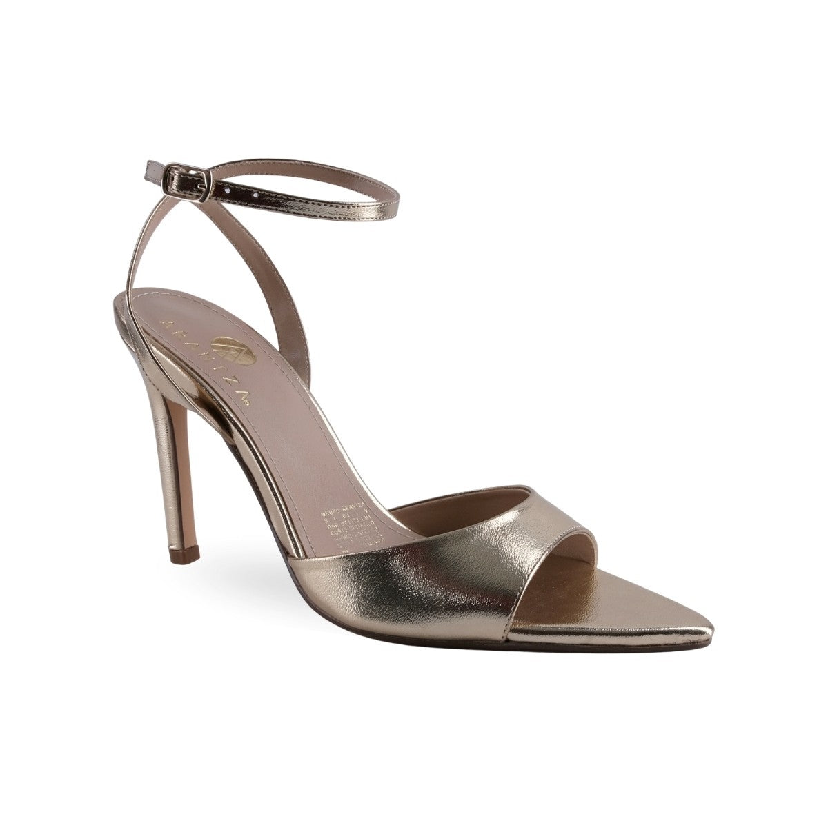 Sandalia STS 96382 oro de tacón alto para mujer