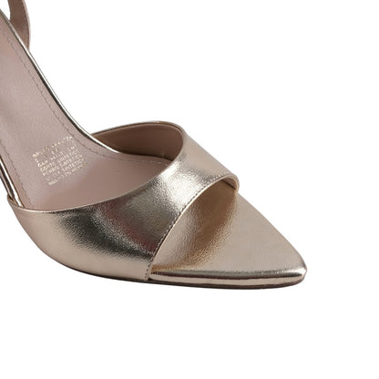 Sandalia elegante STS oro para bodas y fiestas