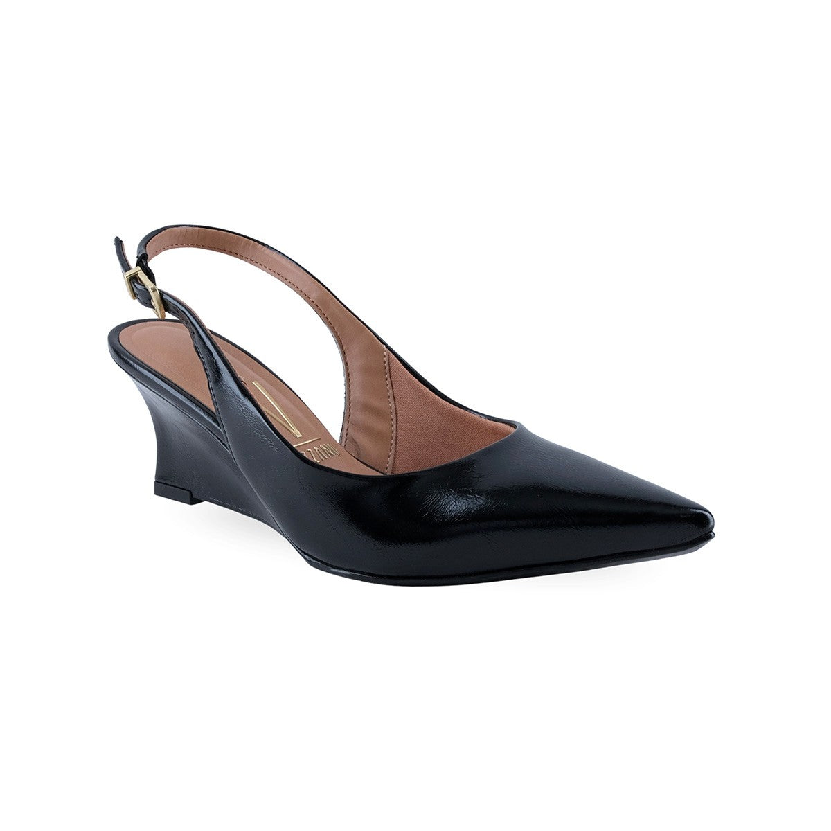 Zapatillas Negras de Cuña para Mujerb Vizzano 1483101