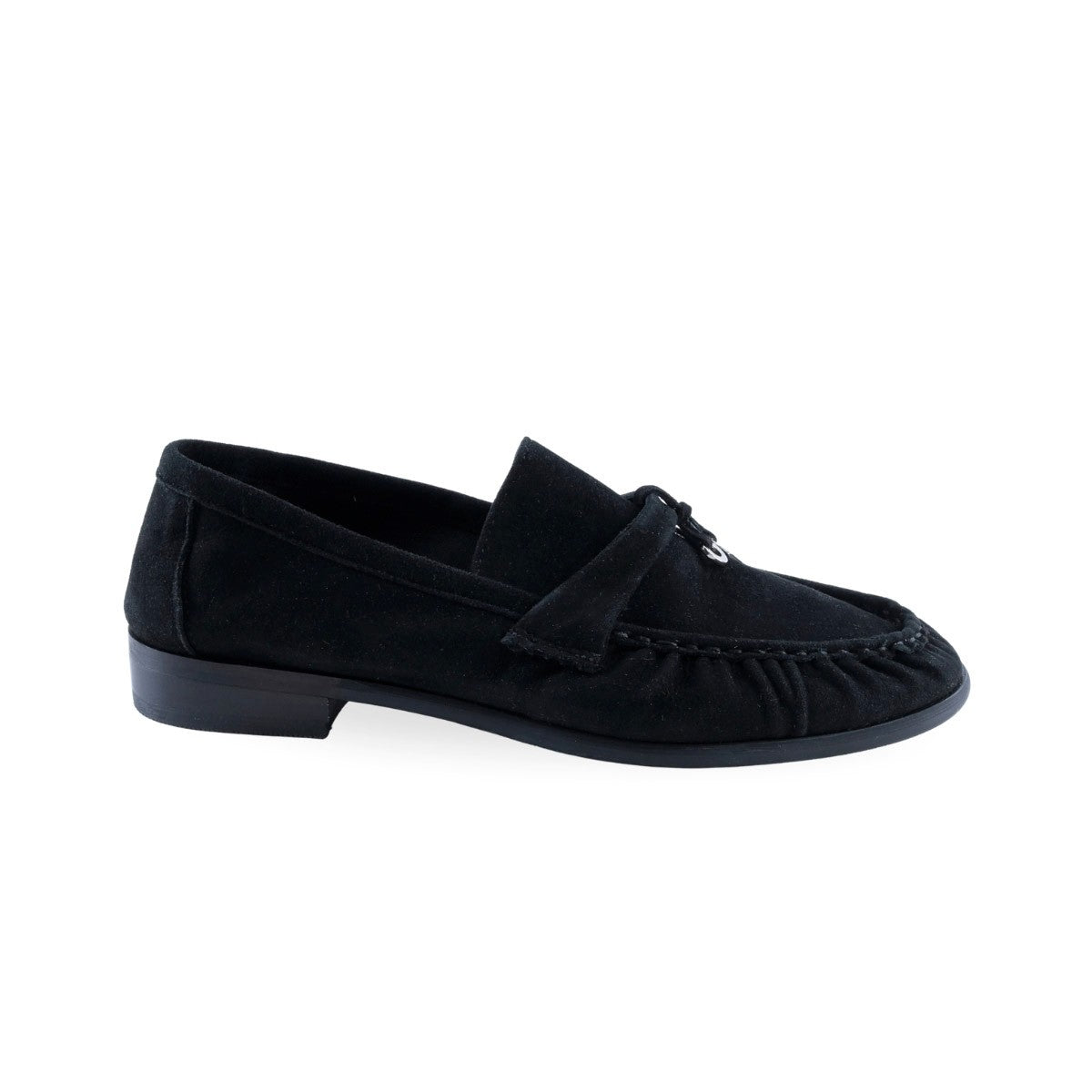 Mocasín negro Via Libera modelo Shelly