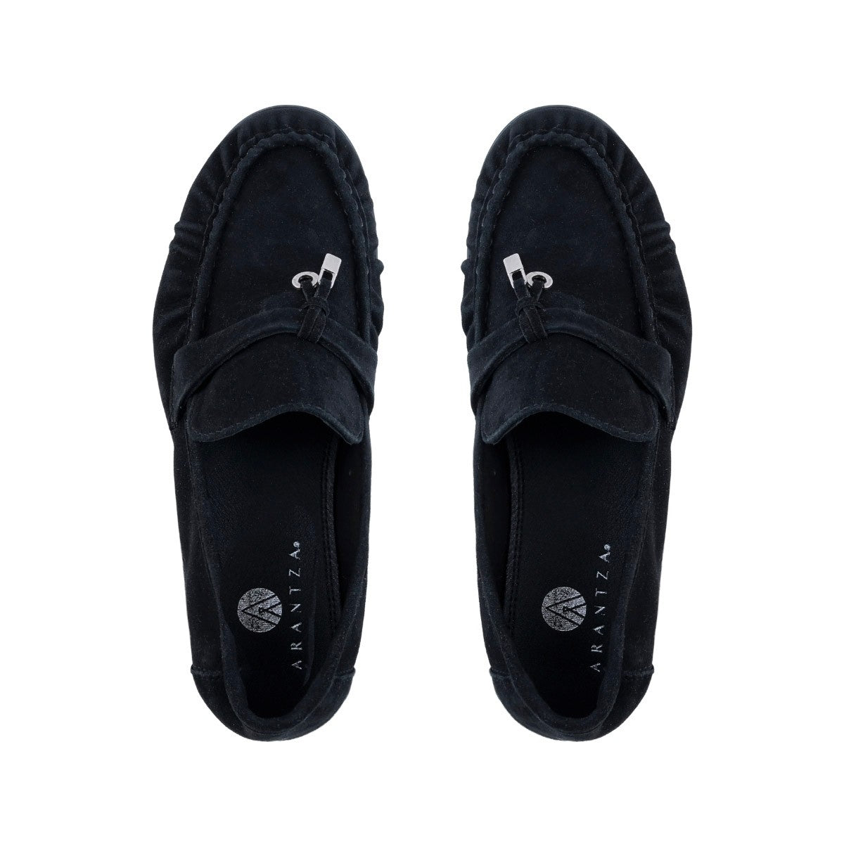 Zapato mocasín Via Libera Shelly negro para mujer