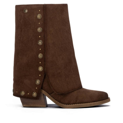Bota XTI 146094 taupe de gamuza para mujer