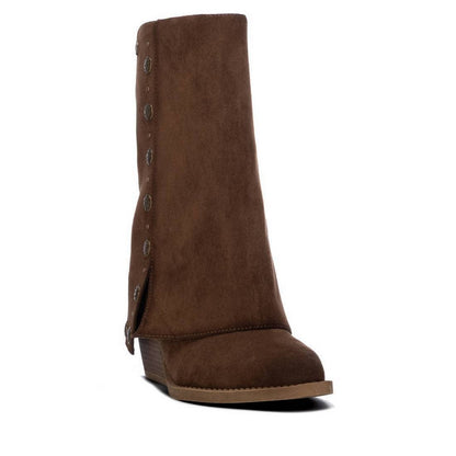 Bota western XTI modelo 146094 color taupe