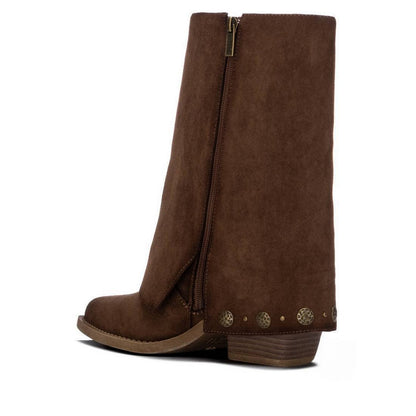 Bota XTI 146094 de caña alta con detalles metálicos