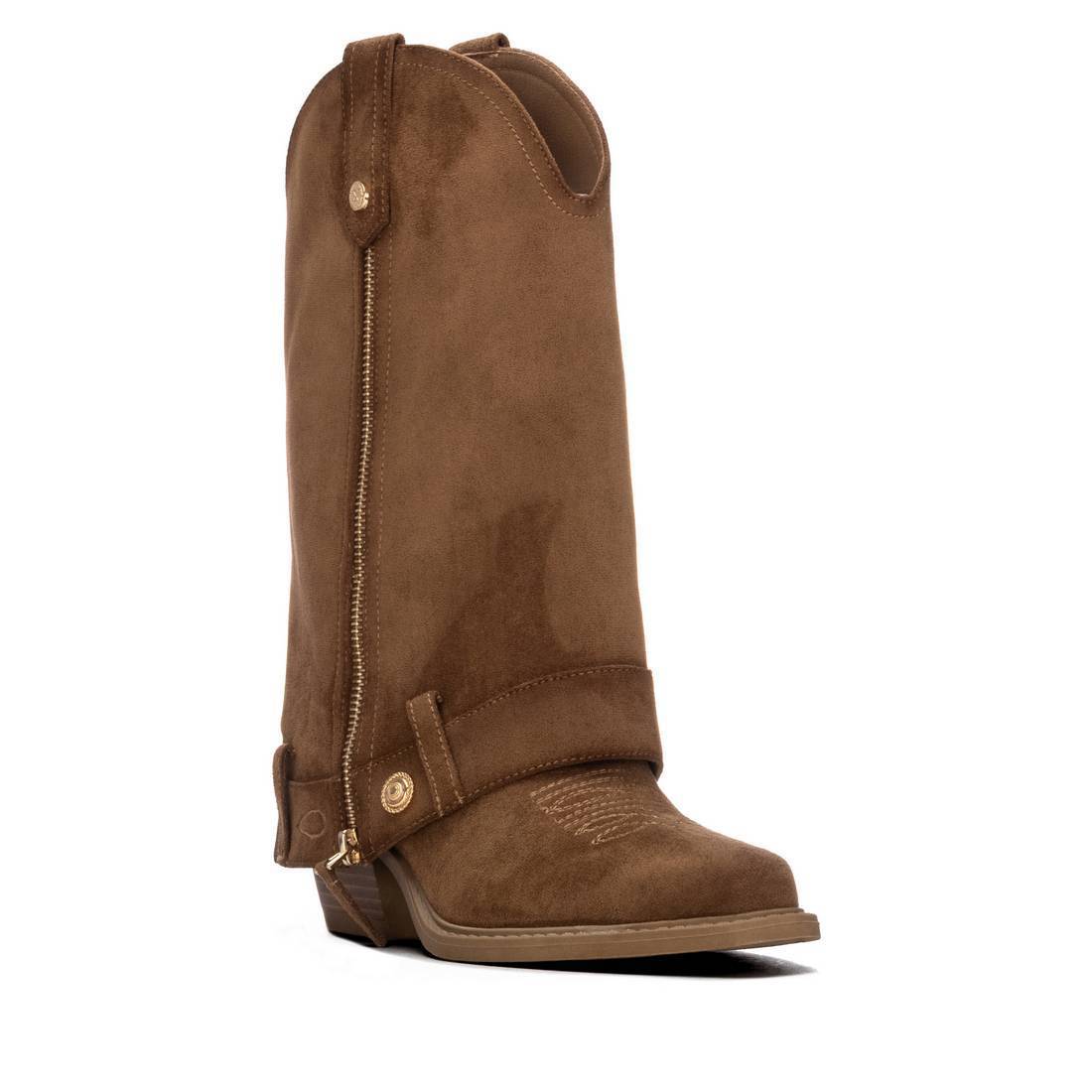 Bota western XTI modelo 146098 color taupe