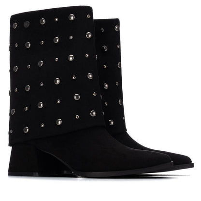 Botas Vaqueras Estilo Western Con Estoperoles 146498