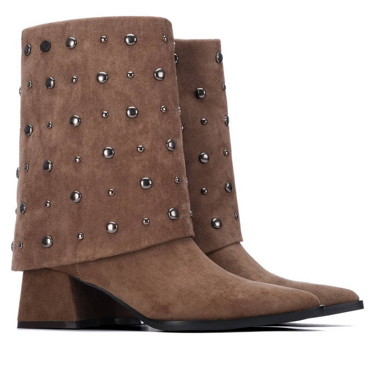 Bota western XTI 146498 taupe para mujer